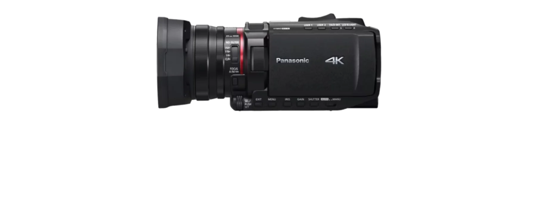 VIDEOCÁMARA PANASONIC HC-X1200PP LIGERA 4K A 60P ADAPTADA A LA PALMA DE LA MANO - Imagen 3