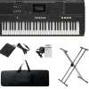 KIT TECLADO YAMAHA PSR E583 + PA 300C + ESTUCHE + BASE DOBLE + PEDAL SUSTAIN