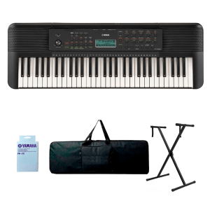 TECLADO ORGANETA YAMAHA PSR-E283 + ADAPTADOR + BASE + FORRO