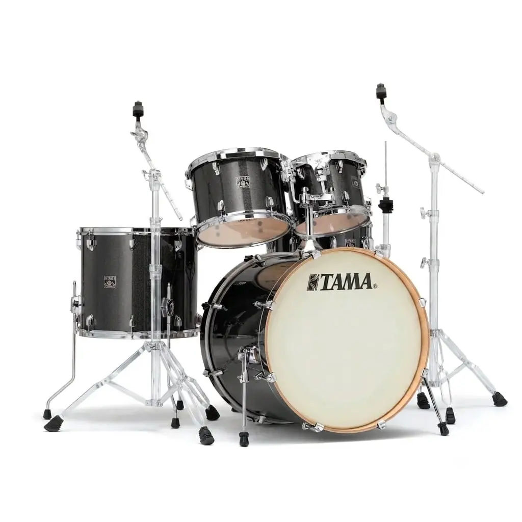 BATERIA TAMA CK52KRS - MGD SUPERSTAR CLASSIC MAPLE 5 PIEZAS NEGRO BRILLANTE