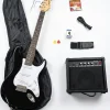 COMBO GUITARRA ELÉCTRICA STRATOCÁSTER AYSON ST-SET NEGRO