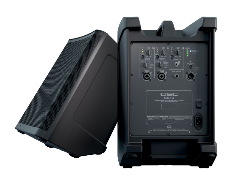 CABINA ACTIVA PORTABLE A BATERIAS QSC CB10 - Imagen 2