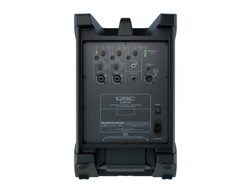 CABINA ACTIVA PORTABLE A BATERIAS QSC CB10 - Imagen 5
