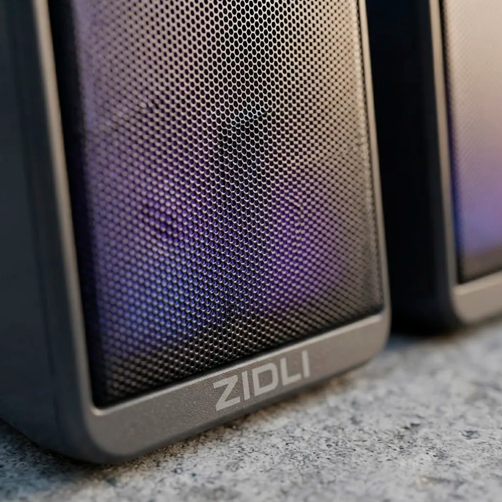 Parlantes Bocinas Jyr Zidli 85 Con Rgb - Bluetooth - J&r - Imagen 4