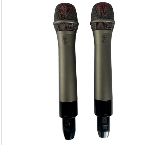 MICROFONO INALAMBRICO PROFESIONAL RECARGABLE AURORA X-10 - Imagen 2