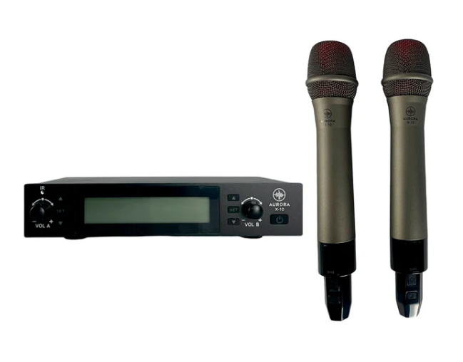 MICROFONO INALAMBRICO PROFESIONAL RECARGABLE AURORA X-10