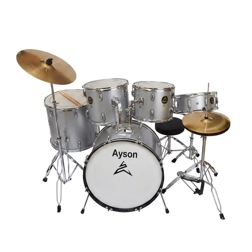 BATERÍA AYSON DS-703 5 PIEZAS GRIS