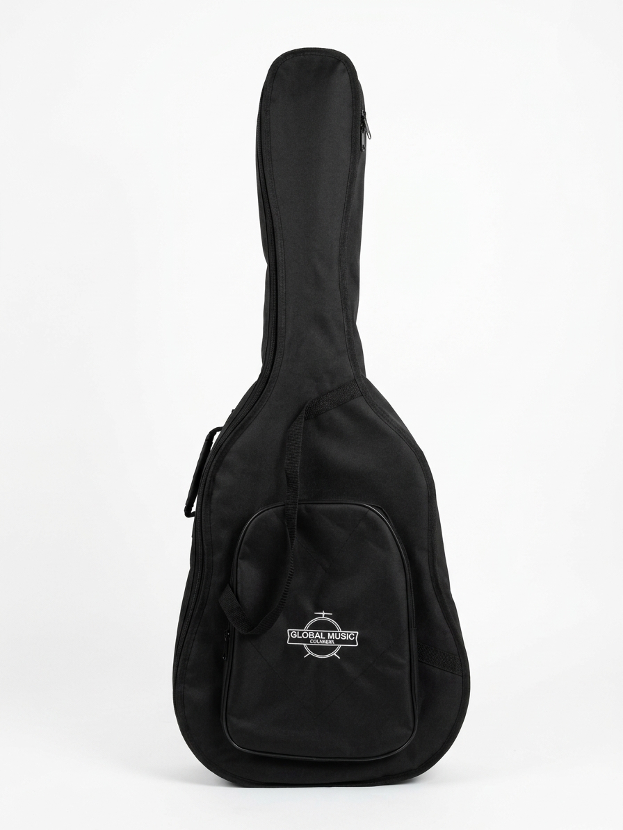 ESTUCHE SEMIDURO GLOBAL MUSIC PARA GUITARRA ACÚSTICA