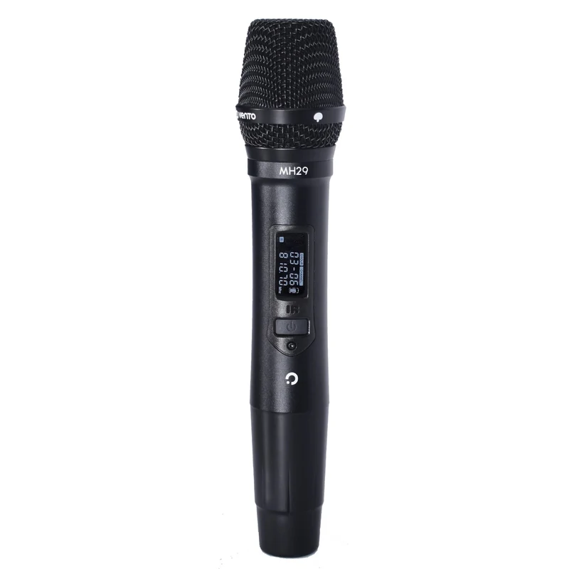 MICRÓFONO INALÁMBRICO DOBLE DE MANO VENTO WM232 PROFESIONAL UHF - Imagen 3